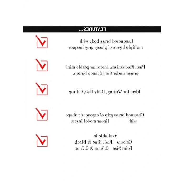 Mekanik Kurşun Kalem, Beyaz 0.7 mm