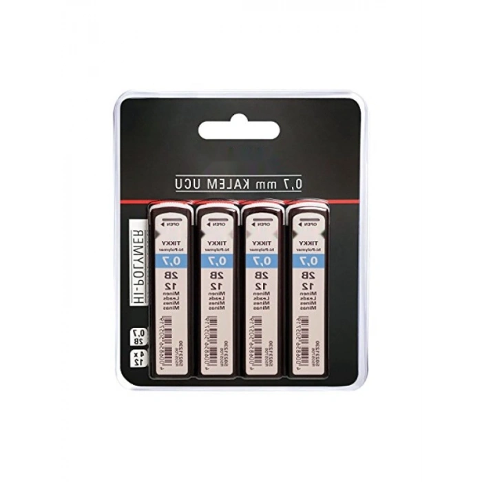 Mekanik Kurşun Kalem Ucu - 0,7mm, 2B, 4lü Paket
