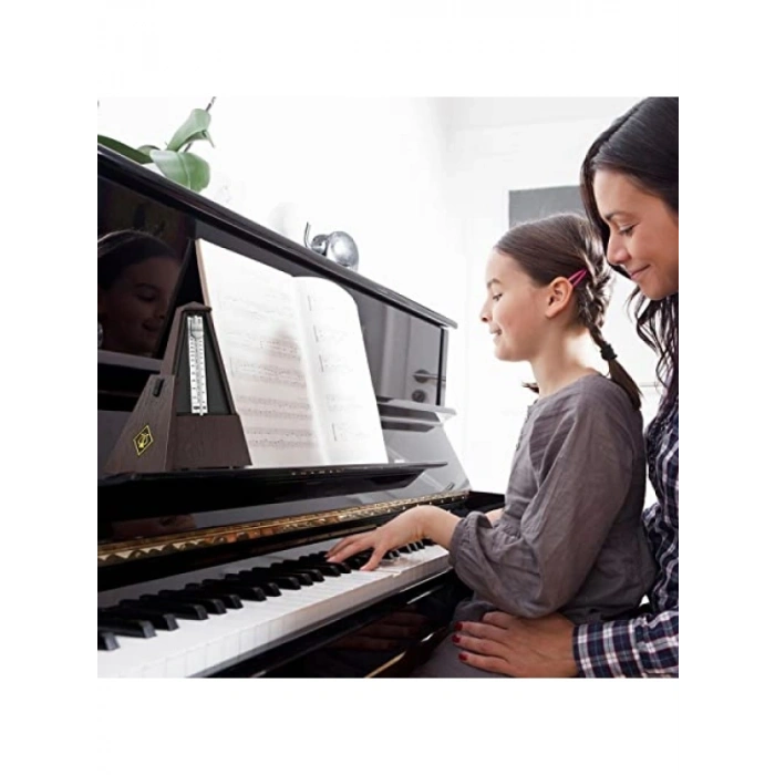 Mekanik Metronom - Ahşap Görünümlü, Kullanımı Kolay