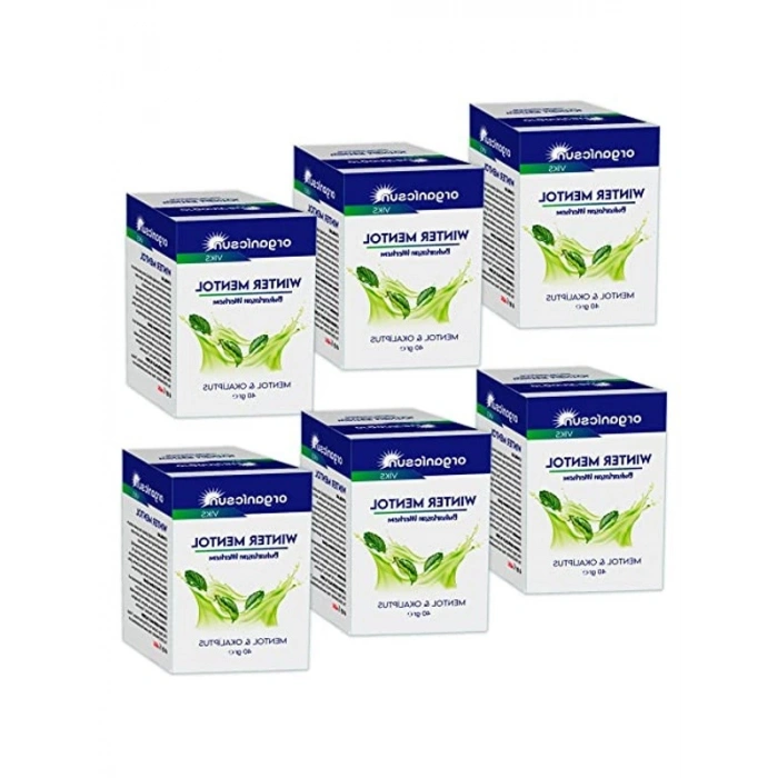 Mentollü buharlaşan merhem, 40 gr x 6 adet, rahatlatıcı