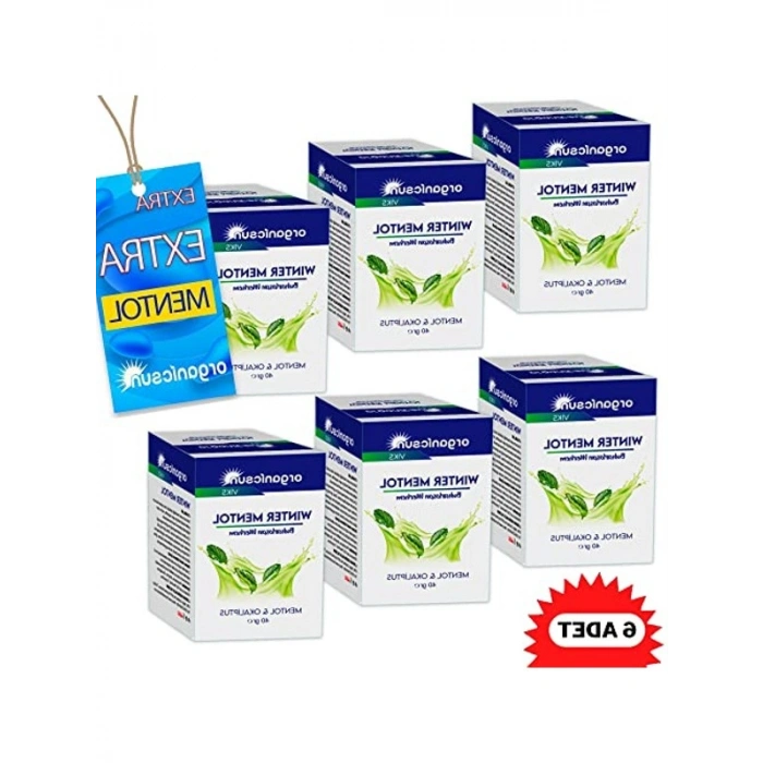 Mentollü buharlaşan merhem, 40 gr x 6 adet, rahatlatıcı