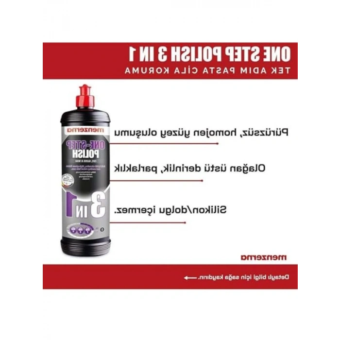 MENZERNA One-Step Polish 3in1 Tek Adım Pasta Cila Koruma - 1 lt