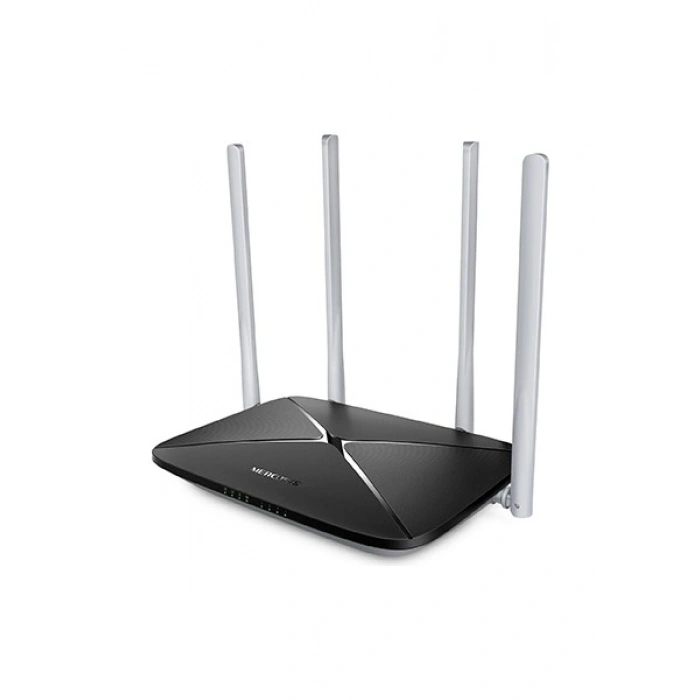 Mercusys AC12 | AC1200 Mbps Dual-Band Wi-Fi 5 Router | MU-MIMO | Beamforming | All-in-One Modları: Router | Access Point | Range Extender | WPA3 | Kolay Kurulum | Mobil Uygulama