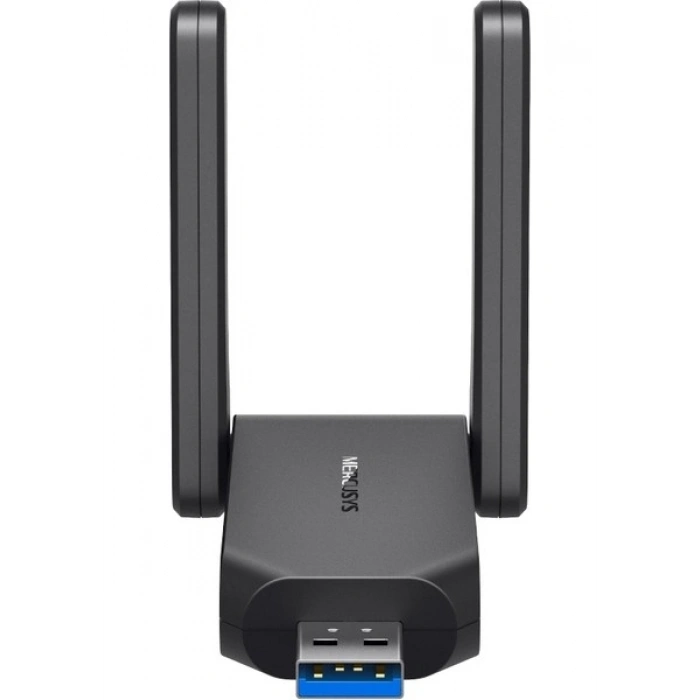 Mercusys MA32H, AC1300 Mbps, Çift Bant, USB 3.0, Yüksek Çekim Güçlü Wi-Fi 5 USB Adaptör