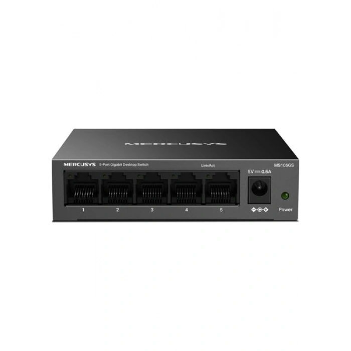 Mercusys MS105GS, 5-Port 10/100/1,000 Mbps Masaüstü Switch