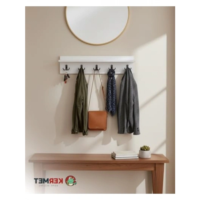 Metal Askılı Duvara Monte Askılık ve Portmanto