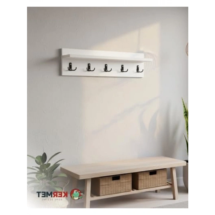 Metal Askılı Duvara Monte Askılık ve Portmanto