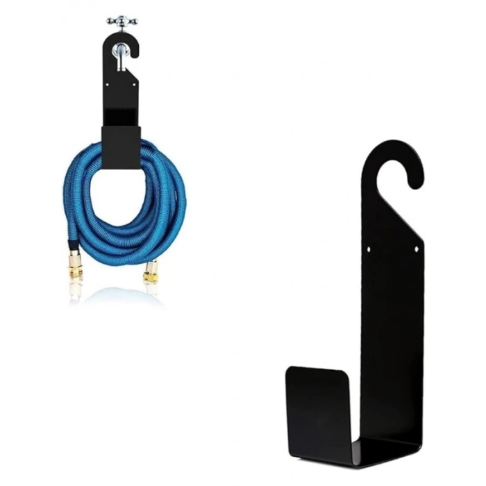 Metal Bahçe Hortumu Tutucu Duvara Monte Askı