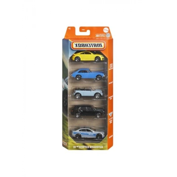 Metal Beşli Araba Seti, Matchbox Oyun Araçları