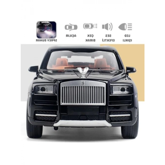 Metal Buhar Atan Ses Efektli Araba Modeli - 1:22 Ölçek