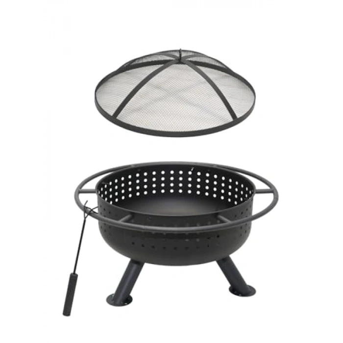 Metal Dış Mekan Ateş Çukuru - 67.5x67.5x50 cm