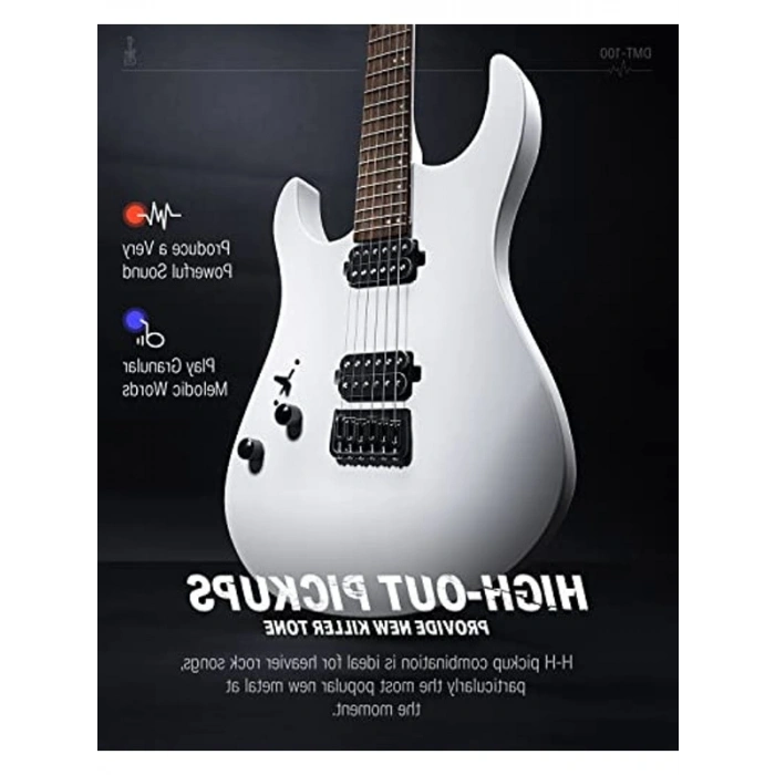 Metal Elektro Gitar Kiti, 39 İnç, H-H Manyetikler ile