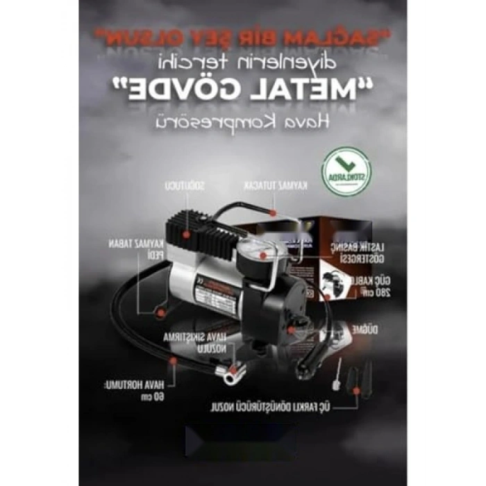 Metal Gövdeli Hava Kompresörü