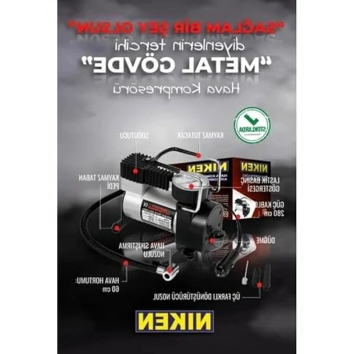 Metal Gövdeli Hava Kompresörü, Dayanıklı ve Uzun Süreli Kullanım İçin