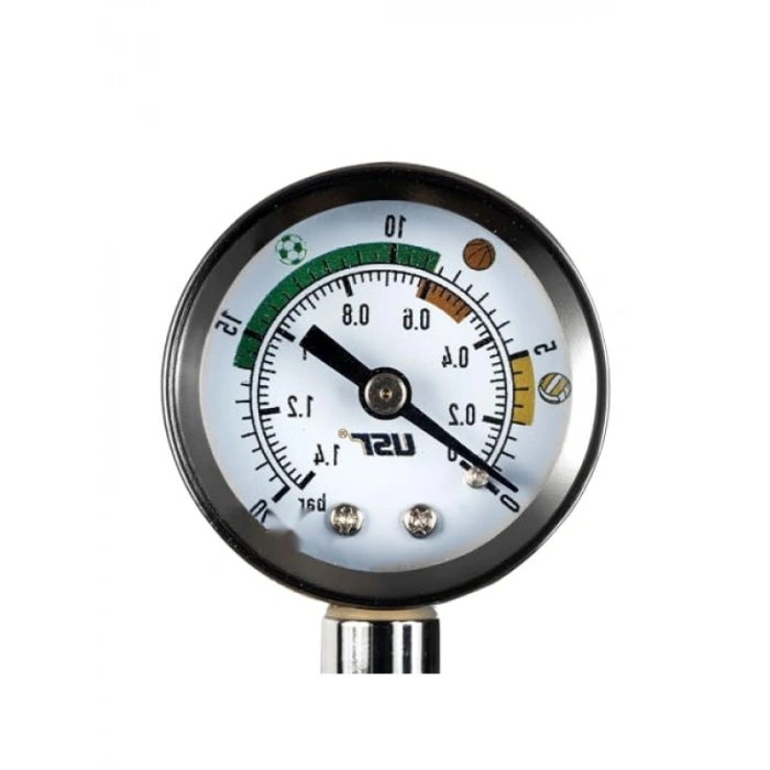 Metal Kasa ile 0-14 Bar veya 0-20 PSI Top Basınç Ölçer