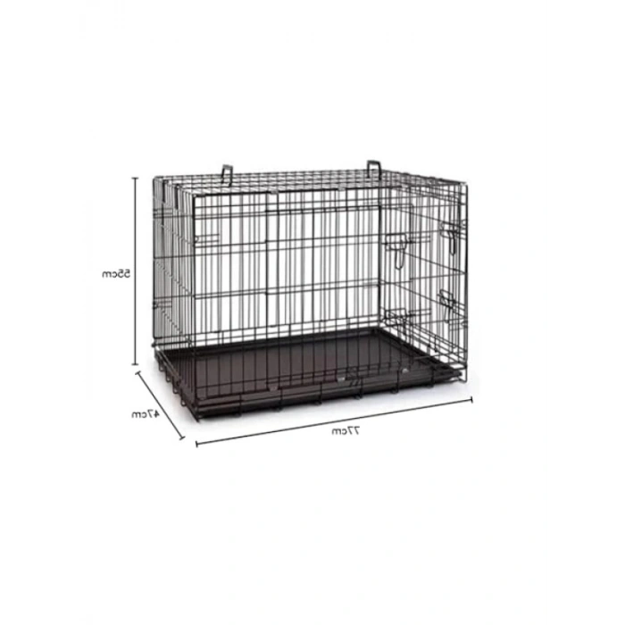 Metal Kedi ve Köpek Kafesi, 77x47x55 cm