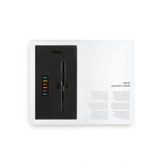 Metal Klipsli Dolma Kalem, EF Uç, Renkli Halkalı Özel Set