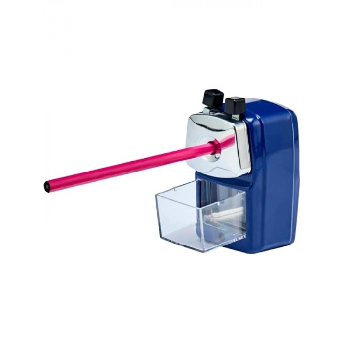 Metal Kollu Kalemtıraş - Lacivert