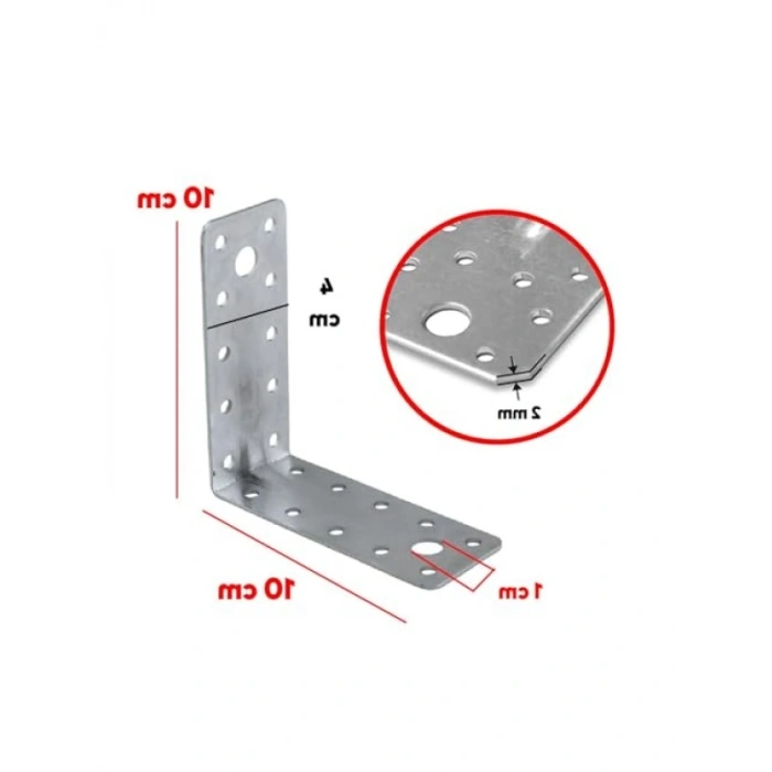 Metal Köşebent 10 ADET 100x100x40 Mm