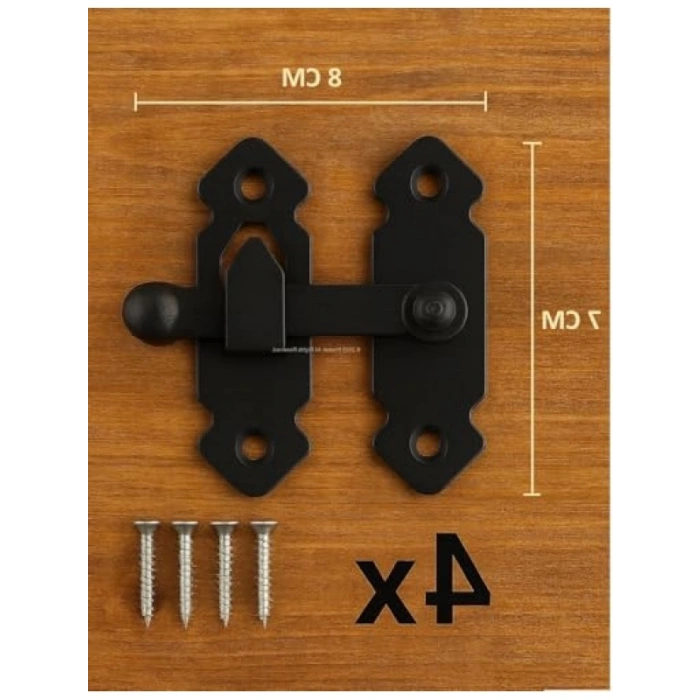 Metal Mandallı Kapı Kilidi - Nostaljik Tasarım