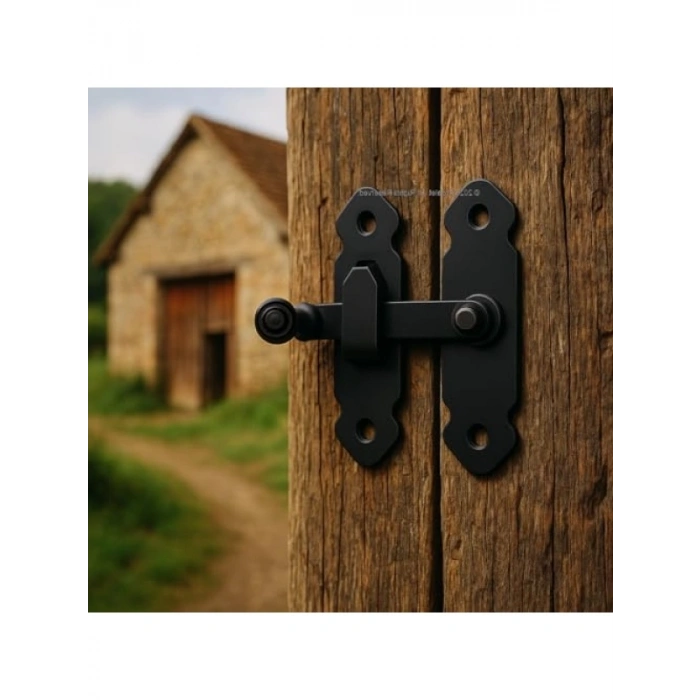 Metal Mandallı Kapı Kilidi - Nostaljik Tasarım