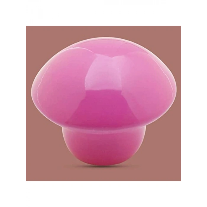 Metal Mantar Düğme Kulp - Pembe Renk