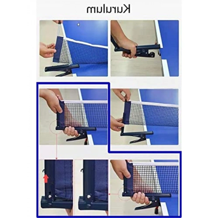 Metal Mekanizmalı Masa Tenisi Filesi