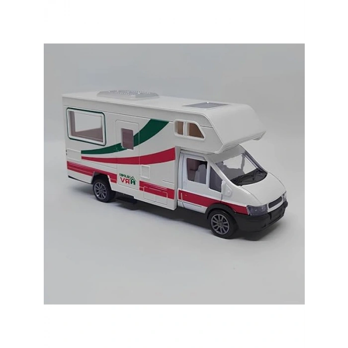 Metal Model Oyuncak Karavan, 1:24 Ölçek, Koleksiyon Aracı
