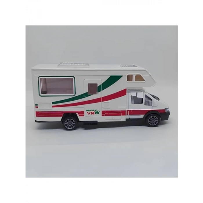 Metal Model Oyuncak Karavan, 1:24 Ölçek, Koleksiyon Aracı