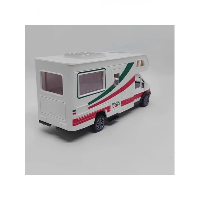 Metal Model Oyuncak Karavan, 1:24 Ölçek, Koleksiyon Aracı