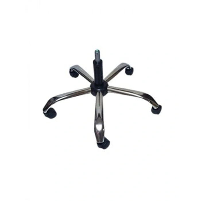 Metal Ofis Koltuğu Ayağı ve 5 Adet Tekerlek Seti