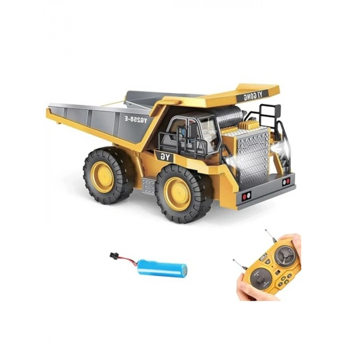 Metal Premium Model Bulldozer, 1:16 Ölçekli Uzaktan Kumanda ile
