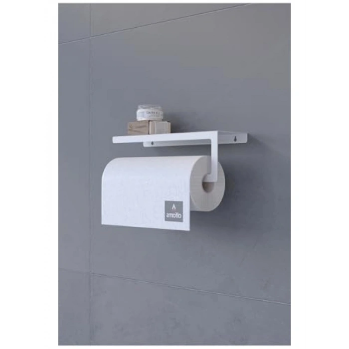 Metal Raflı Kağıt Havluluk - Duvar Tipi