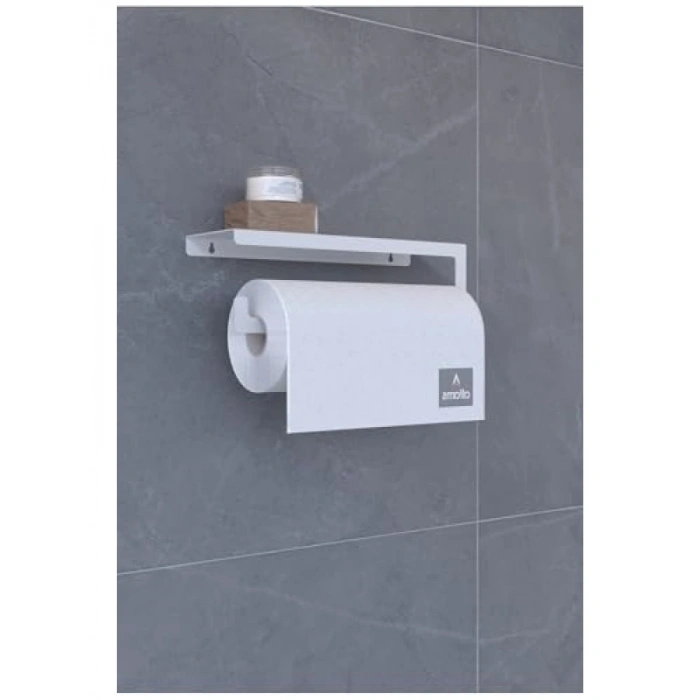 Metal Raflı Kağıt Havluluk - Duvar Tipi