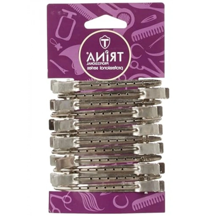 Metal Saç Pensi Seti, 12 Adet, 33 mm