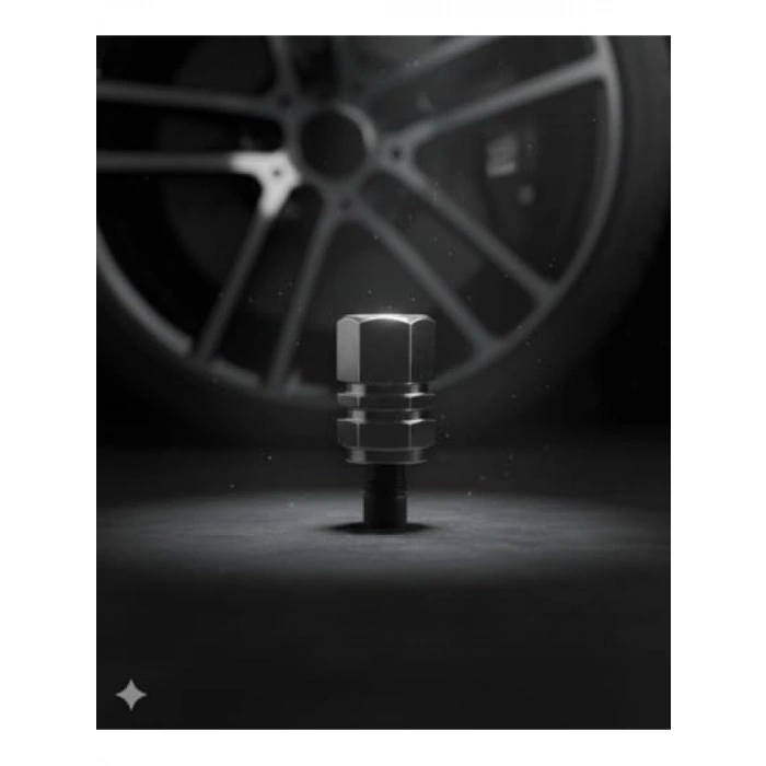 Metal Sibop Kapağı Seti, Gümüş Krom (4 Adet)