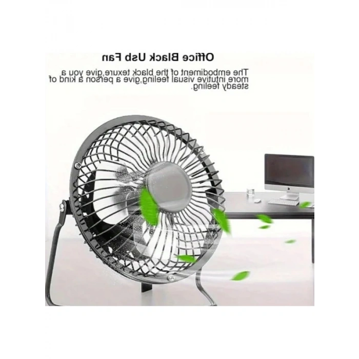 Metal USB Mini Fan - Sessiz Vantilatör