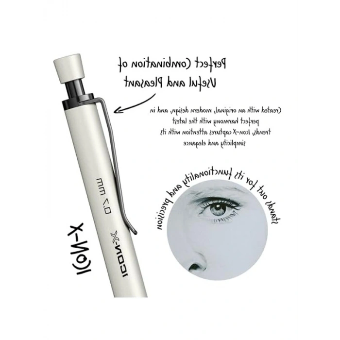 Metal Versatil Kalem, 0.7 mm Uç ile Beyaz Renk