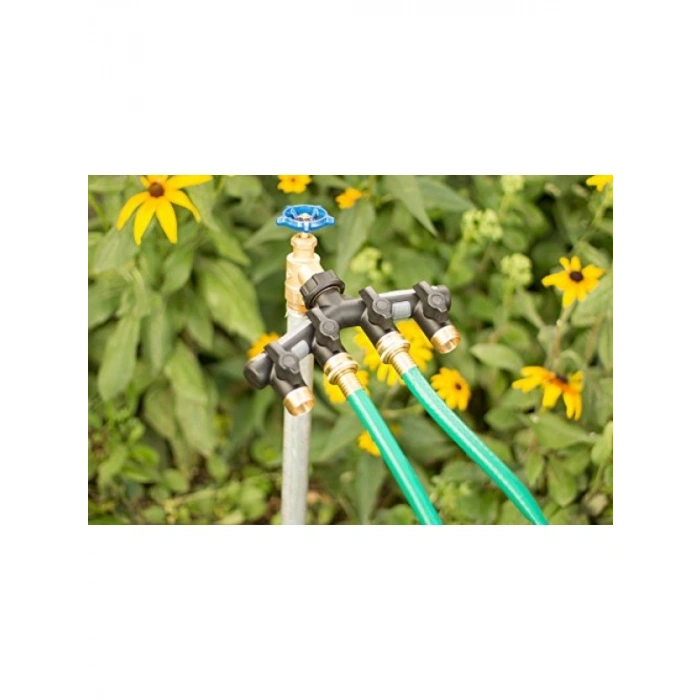 Metal Yapı ile Dayanıklı 4 Yönlü Manifold ve Kesme Vanaları