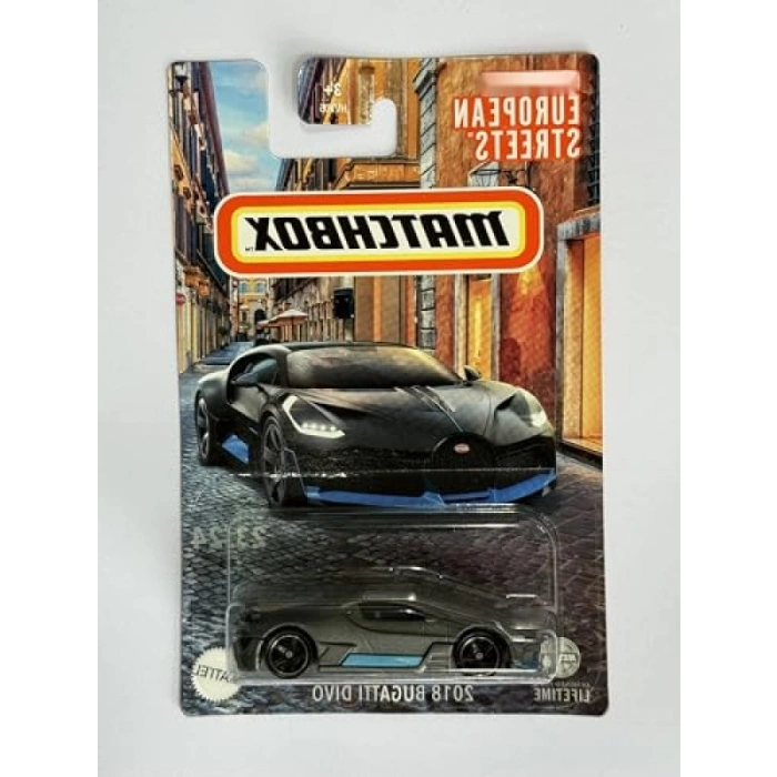 Metalflake Mat Koyu Gri Kibrit Kutusu - 2018 Bugatti Divo