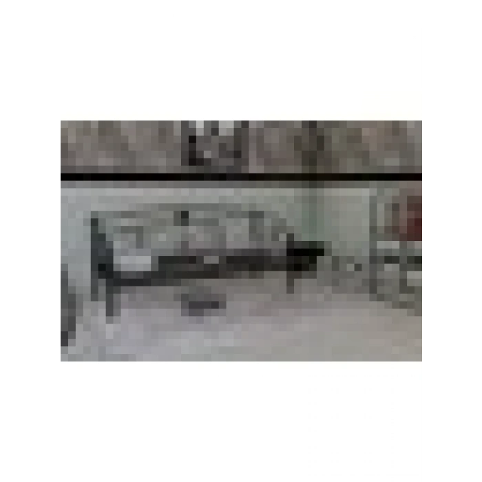 Metalia Delux Ferforje Sofa Sedir Siyah (Minderli)