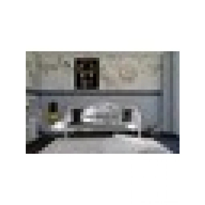 Metalia Delux Sofa Sedir Beyaz (Minderli)