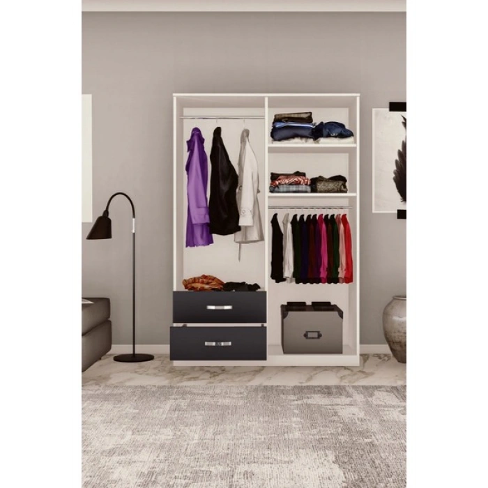 Metalia Gm 074 Novay 4 Kapılı 2 Çekmeceli Gardrop
