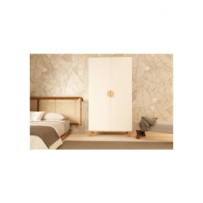 Metalia Gm 1002 2 Kapaklı Ayaklı Bohem Gardırop