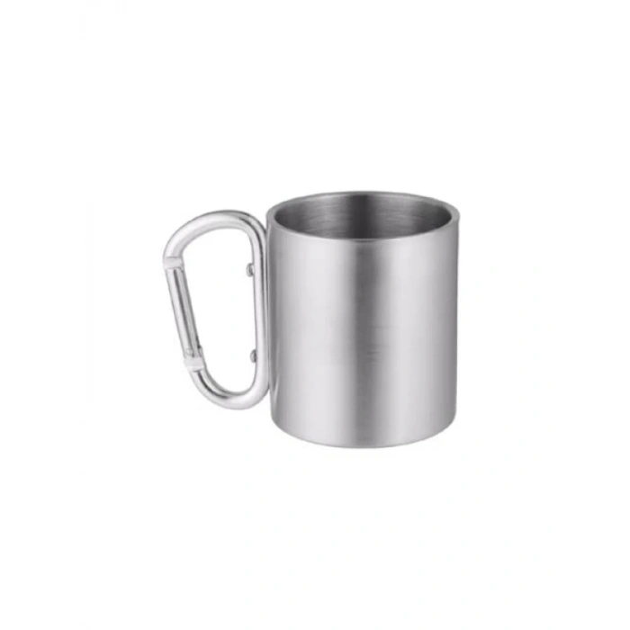 Metalik Karabinalı Tek Ebat Mug