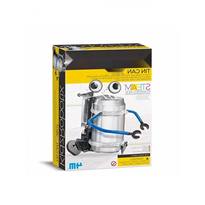 Metalik Kutu Robot - Dönüşebilir Tasarım ve Eğlenceli Oyun