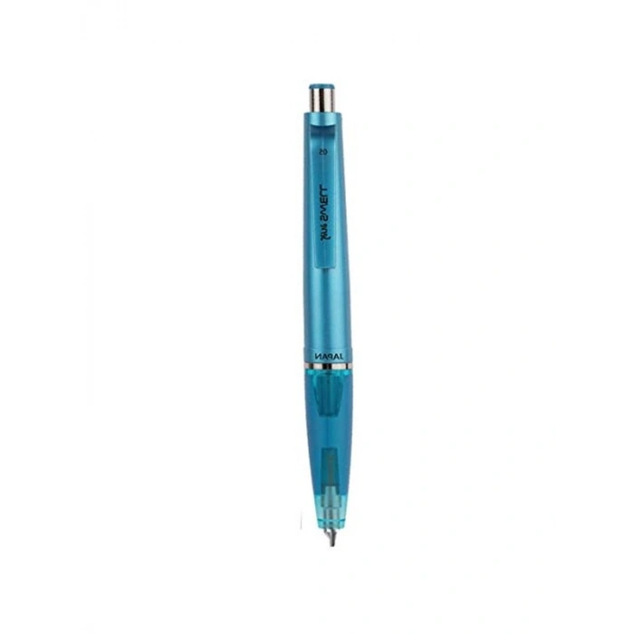 Metalik Mavi Mekanik Kurşun Kalem, 0.5 mm Uç Kalınlığı