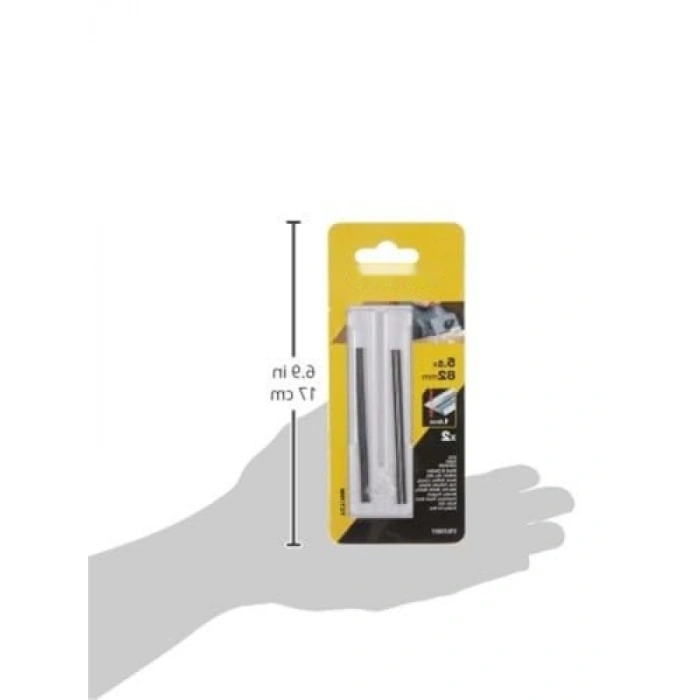 Metalik Planya Bıçağı Seti - 5.5 x 82 x 1.1 mm, 2 Adet