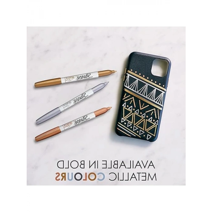 Metallic Markör Seti, Karışık 3lü Paket