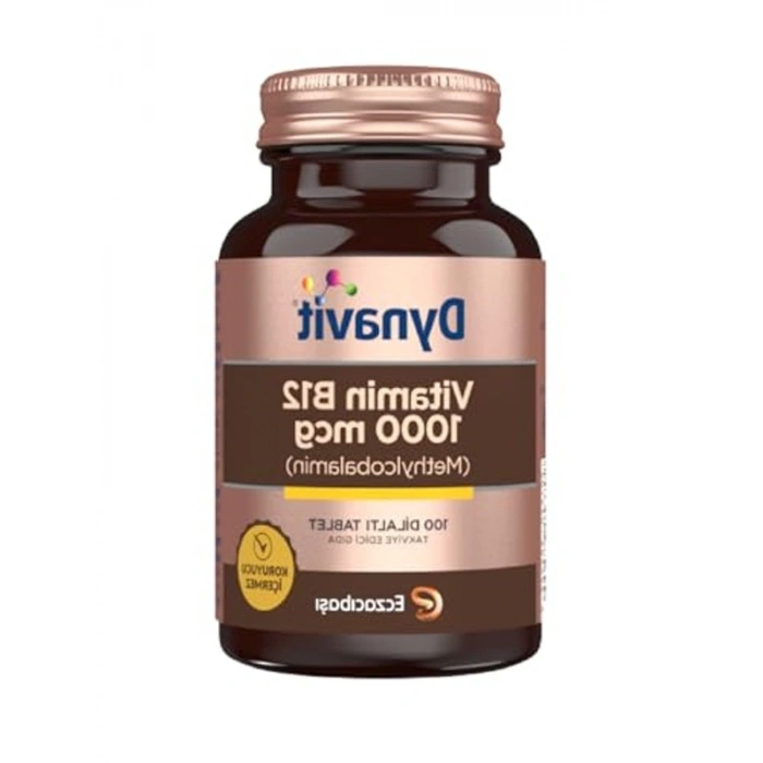 Methylcobalamin Vitamin B12, 1000 mcg 100 Dilaltı Tablet ile Enerji Desteği